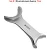 MEDSPO® Chirurgico Divaricatore per Guance Apribocca per Fotografia Dentista Retrattore