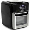 MELCHIONI friggitrice ad aria calda Singolo 12L 1700W Nero Acciaio Inossidabile