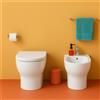 Azzurra Ceramica Coppia di sanitari bagno filo muro scarico traslato Azzurra Ceramica | Pratica