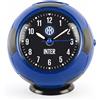 Lowell Orologio Sveglia FC INTER JA7082IN2 Pallone Nero Azzurro Alarm da Tavolo