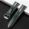 Cinturino orologio pelle lucida nero verde marrone blu 20mm 22mm per omega seiko