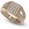 Tramontano Gioielli ANELLO UOMO TRAMONTANO GIOIELLI ORO ROSA 18KT DIAMANTI NATURALI CT. 0,40 F VS