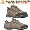 Merrell Moab 3 Synthetic GORE-TEX Wide Width Walnut 500643W taglia uomo