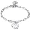 S'Agapõ Sagapo Bracciale Donna Quadrifoglio Good Luck Acciaio Sagapo SBM57