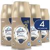 Glade Automatic Spray Ricarica, Profumatore per Ambienti, Fragranza Romantic Vanilla Blossom, Formato Scorta da 4 Ricariche da 269 ml