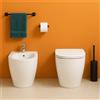 Azzurra Ceramica Coppia sanitari bagno filo muro rimless bianchi Azzurra Ceramica | Comoda