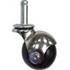 Shepherd Hardware 9685 5,1 cm Office Chair Caster, stelo 3/20,3 cm da 2,5 cm, in acciaio cromato con cappuccio a sfera, capacità di carico 36,3 kilogram, 9686