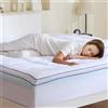 VEVOR Coprimaterasso Misura King Imbottitura in Fibra Memory Foam 101,6 mm