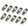 No 2X(10 Pezzi W5W T10 Lampadine a LED 4014 26SMD Interni Auto Cupola Tetto La6521