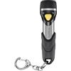 Varta Torcia Portachiavi LED in Alluminio Nero - 22m 12lm 6,5h