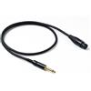 Proel CHL200LU1 Cavo sbilanciato Cannon XLR 3F a spina jack Mono 6.3 1mt