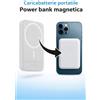 Power Bank Magnetica Per Smartphone Tascabile Caricabatterie Wireless 20000 mAh
