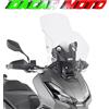 GIVI Parabrezza HONDA ADV 350 2022 2023 2024 2025 specifico 65 x 50 cm 17cm + ALTO