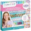 Make It Real 1742 Set Deluxe di Braccialetti con Perline dell'Alfabeto, Gioielli per Bambine, Lavoretti creativi per Bambine, 1000 pezzi, da 8 anni