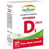 JAMIESON VITAMINA D3 2000 UI D D2 OSSA DENTI MUSCOLI METABOLISMO CALCIO