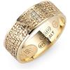 AMEN Anello donna preghiera Padre Nostro argento 925 dorato Amen ANPNGZB