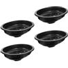 4 Pcs Grande Vaso Per Bonsai Pentola Ovale Vasi Da Fiori in Plastica