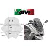 GIVI CUPOLINO fumé KYMCO AK 550 ETS 2017 2018 2019 2020 2021 2022 2023 2024 D6110S