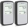 Airthings Corentium Home Radon Rivelatore di gas digitale - Versione internazionale in Bq/m (Confezione da 2)