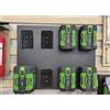 Supporto porta batteria da parete Ego Power 56V attrezzi da muro giardinaggio