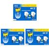 Raid Liquido Elettrico Antizanzare Comuni e Tigre, Inodore, Formato Convenienza, Confezione da 6 Diffusori e 2 Ricariche, 60 Notti