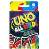 UNO Mattel Games - UNO All Wild, versione ancora più imprevedibile del famoso gioco, ogni carta del mazzo è un jolly per sfide incalzanti in famiglia e tra amici, 7+ anni, HHL35