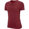 Nike All Over Mesh Maglietta Maglietta da Donna, Donna, Dark Beetroot/Black, XS