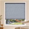 Chicology Cordless Cellular Shades Tenda per Finestra a cella Singola Privacy, Poliestere Metallo Plastica, Ciottolo mattutino, 71W x 213H cm