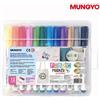 MUNGYO Penna da colorare artigianale MUNGYO 12 colori pennarello tessuto autentico C...