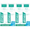 elmex Collutorio Sensitive I 2 Confezioni da 400ml I Protezione Extra dai Denti Sensibili e dalla Carie Radicolare I Con Fluoruro Amminico | con Tripla Azione | Rinfresca l´alito (Confezione da 2)