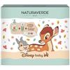 Naturaverde Baby Disney Bambi Changing Pad Gift Set - Detergente Delicato Corpo e Capelli 250ml, Crema Protettiva Cambio 100ml e Tappetino Cambio Pannolino 30x60