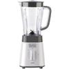 Black & Decker frullatore da tavolo 1,5L 500W Bianco in acciaio inox