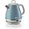 Ariete Bollitore Vintage 1Lt Celeste 2868 Bollitori cordless 2 anni garanzia Ita