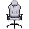 Cooler Master sedia gaming con seduta imbottita in nero e grigio