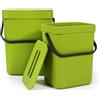 Does not apply 2 Pz (3L+5L) Contenitori per Rifiuti Alimentari Sospesi Pattumiere Con Coperchio