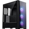 Phanteks Eclipse G370A case gaming mid tower airflow con 3 ventole RGB nere