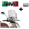 GIVI Cupolino completo trasparente PIAGGIO Beverly 350 Sport Touring 2010 al 2020