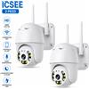 Kit 2 Telecamere WiFi App ICSEE PTZ 1080P HD IP66 Motorizzate Visione Notturna