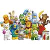 LEGO Minifigures Serie Animali 28 - Scatola a Sorpresa - Giocattolo con 1 di 12 Personaggi da Collezione tra cui Leone, Coniglio e Gatto - Riempi Bustine Regalo per Bambini e Bambine da 6 Anni - 71051