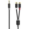 Nedis, Cavo audio da Jack 3,5 mm maschio a doppio RCA femmina 0,2 m
