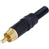 Neutrik Connettore maschio RCA diritto compatibile cavi diametro esterno 3,5mm a 6,1mm