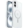 OtterBox Cover per iPhone 16 Plus React Series MagSafe, Resistente a Shock e Cadute Fino, Cover Ultrasottile, Testata a Norme Mil-Std 810G, Trasparente, Senza Retail Package