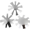 3pcs Nail Trimmer Plate Nail Art Edge Trimmer Cutter Modulo modelli di modulo