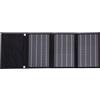 Technaxx Caricatore Solare Portatile 21W Pannello Solare Monocristallino Pieghevole con 2 Porte USB per Smartphone Tablet Powerbank Alta Efficienza 19% per Campeggio Trekking Viaggi Outdoor TX-207