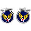 Family-crests Cufflinks Della United States Army Air Force In Scatola