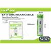 World Electronic Business Batteria ricaricabile al litio 1200mAh tensione da carica 4.2V