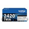 Brother TN2420TWIN | Cartuccia Toner Nero | Alta Capacità | 6000 pag