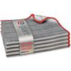 Glart 44C4R - 4 panni in carbonio, per la pulizia delle finestre, in carbonio, per auto, in microfibra, senza strisce e strisce, senza pelucchi, 50 x 40 cm, 400 g/m²