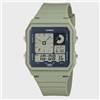 Casio Orologio da polso unisex al quarzo Casio LF-20W-3A - Design verde retr? con d...