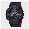 Casio G-Shock GA-110HR-1A | Orologio analogico-digitale nero e rosso | Resist...